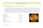 El Sistema Solar en fichas: Venus fisica/Fichas Venus.pdf · Cajón de Ciencias El Sistema Solar en fichas: ... que es capaz de desintegrar todos los ... Periodo de traslación 224,701