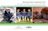 NUESTRO IMPA TO - Inicio - ARM€¦ · IMPA TO GENERAL En el 2014, la Alianza por la Minería Responsable lanzó el Estándar Farmined 2.0 para la minería artesanal y de pequeña