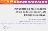 Presentación de PowerPoint - uitb.cat · Investigació de la uretritis Historia clínica i exploració Investigacions microbiològiques ... Tratamiento sindrómico: descarga uretral