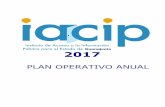 PLAN OPERATIVO ANUAL - iacip-gto.org.mx · Encuentros con organismos de la sociedad civil 6. ... Con el fin de dar certeza al ciudadano, el Plan Operativo Anual del IACIP para el