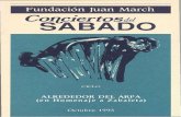 ALREDEDOR DEL ARPA (en Homenaj ae Zabaleta) · Fundación Juan March Octubre 1993 CICLO ALREDEDOR DEL ARPA (en Homenaje a Zabaleta) SÁBADO, 9 DE OCTUBRE María Rosa Calvo-Manzano