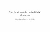 Distribuciones de probabilidad - Página Principal de …jpadilla.docentes.upbbga.edu.co/Estadistica/7... · 2012-02-16 · generar una falsa alarma en un control estadístico PiPoisson
