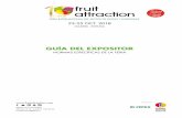 MADRID - ESPAÑA · 23-25 oct. 2018 madrid - espaÑa feria internacional del sector de frutas y hortalizas organizan guÍa del expositor normas especÍficas de la feria