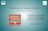 Termodinámica y Máquinas Térmicas - ocw.unican.es 05... · Tema 05. Ciclos de Potencia Termodinámica y Máquinas Térmicas Inmaculada Fernández Diego Severiano F. Pérez Remesal