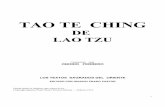 EL TAO TE CHING - The Conscious Living Foundation Tse - Tao Te... · PREFACIO (Resumen) Título del libro y leyenda de su origen El Tao Te Ching es seguramente uno de los libros más