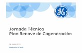 Jornada Técnica Plan Renove de Cogeneración¡ctico-del... · Plan Renove para cogeneración 6 ... Intervalos mantenimiento x2 ... Turbina de gas 9F.05 con sistema de combustión