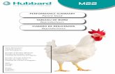 TABLEAU DE BORD Reproducteurs - Hubbard Breeders · m22: feeding and bodyweight standard m22: normes d’alimentation et poids m22 : normas de alimentacĺon y peso weeks days bodyweight,
