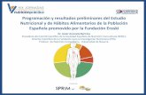 Presentación de PowerPoint · Conclusiones •El Estudio ENPE impulsado por la Fundación EROSKI ya empieza a aportar información objetiva sobre los hábitos alimentarios de la