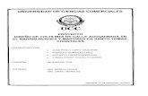 UNIVERSIDAD DE CIENCIAS COMERCIALES - … 0083 2005.pdf · sistema Vial y estacionamiento de vehiculos (Plan Regulador de la Ciudad de Managua) Normativa para Diseño de Drenaje Pluvial
