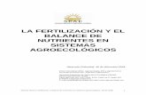 La fertilización y balance de nutrientes en sistemas … · 2018-01-22 · Manual Técnico Fertilización y balance de nutrientes en sistemas agroecológicos, SEAE 2008 2 Índice