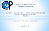 Presentación de PowerPoint - colpos.mx Espinosa R.pdf · Las políticas gubernamentales influyen de manera positiva en un aumento de producción en el ... de la oferta, demanda y