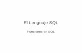El Lenguaje SQL - ldc.usb.vejtcadenas/BasesDeDatos/PL_SQL/Laminas3.pdf · Eliminación con subconsulta DELETE FROM nombre_tabla WHERE expresion comp subconsulta; ...