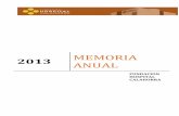 2013 MEMORIA ANUAL - fhcalahorra.com · • Ser referencia en el sector sanitario español por el desarrollo de una gestión clínica ... Área de urgencias: ... Exposición a fármacos