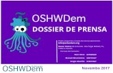 DOSSIER DE PRENSA - oshwdem.org · Introdución básica á programación de robots de competición con Arduino. Robots móbiles con ... Sumo robot Competición para todos os niveis