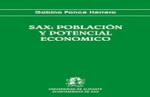 SAX: POBLACIÓN Y POTENCIAL ECONOMICO - …rua.ua.es/dspace/bitstream/10045/15508/1/Ponce_Herrero_Sax.pdf · Los condicionamientos físicos y humanos Con un término municipal de