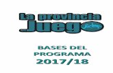 BASES DEL PROGRAMA 2017/18 - Diputación de …€¦ · Esta línea de competición se ha solicitado incluir en el Plan de Deporte en Edad Escolar de Andalucía del curso 2017/18.