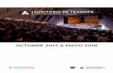 OCTUBRE 2017 A MAYO 2018 - Auditorio de Tenerife · Para apuntarse a esta actividad deberán rellenar esta solicitud y enviarla vía fax ... solemne página de Sarastro y los duetos