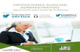 OPOSICIONES AUXILIAR ADMINISTRATIVO - … · Oposiciones para Junta de Andalucía Miembro de: OPOSICIONES AUXILIAR ADMINISTRATIVO Nuestras instalaciones se encuentran en: …