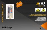 µHD - felesa.com · no necesaria valvula paracaidas no sistema aflojamiento de cables no utilizacion del dispositivo test aflojamiento cables