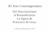 El Arte Contemporáneo - Congregación de las Hermanas de la ... · Del Neoclasicismo al Romanticismo La figura de Francisco de Goya 1. Contexto político, social, cultural y artístico