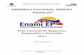 EMPRESA NACIONAL MINERA ENAMI EP · EMPRESA NACIONAL MINERA DEL ECUADOR Av. 6 de Diciembre N31-110 y Whymper, Edif. Torres TENERIFE teléfono (593 2) 395 3000 Quito-Ecuador