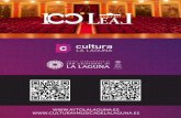 cultura - San Cristóbal de La Laguna · 1915 2015 INTRODUCCIÓN El Teatro Leal se ha vinculado a la historia cultural de La Laguna desde el momento mismo de su fundación impulsada
