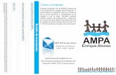 triptico ampa 7 - ampaenriquealonso.files.wordpress.com · Puedes contactar con el AMPA a través de correo electrónico, ... participación en el Consejo escolar y ... triptico ampa