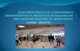 LA PAZ – BOLIVIA - clacsec.lima.icao.intclacsec.lima.icao.int/Reuniones/2015/SeminarioBol/Presentaciones... · interno. AUDITORIA ESPECIAL ... Reglamento Sobre Señalizacion. CONVENIO.