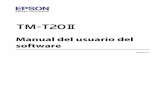 Manual del usuario del software Tickets Epson TM-T20II... · TM-T20II Software Installer Manual del ... Esta sigla hace referencia al término inglés Unified Point of Service y significa