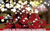 CARTA DE PRODUCTOS NAVIDEÑOS - Calamillor · Navidad 2016, pensado especialmente para las celebraciones de estas fechas. Aperitivos, entrantes, cocina gourmet, dulces navideños,