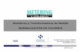 Medidores y Transformadores de Medida … · IEC –ANSI –ISO etc. NORMA NTC. Metering Central America & Caribbean 2009, Medellin, Colombia Comité144 ... activa -clases 05, 1 y