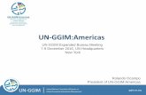 Presentación de PowerPoint - UN-GGIMggim.un.org/meetings/Bureau_Meetings/UN-GGIM_Americas_Third... · Were circulated relevant documents of the GEO and its regional initiative AmeriGEOSS,