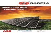 Presentación de PowerPoint - badesa.com.mx · DC para instalaciones fotovoltaicas para sector comercial, industrial y residencial. Voltaje nominal 1500VDC ... Inversores de string