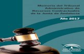 Memoria del Tribunal Administrativo de Recursos ... · Memoria del Tribunal Administrativo de Recursos Contractuales de la Junta de Andalucía Año 2017 CONSEJERÍA DE HACIENDA Y