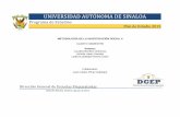 UNIVERSIDAD AUTÓNOMA DE SINALOA - …dgep.uas.edu.mx/programas2015/4_SEMESTRE/34.pdf · Comprensión y Producción de Textos II ... presenta la propuesta de reelaboración del plan