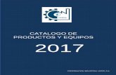 CATALOGO DE PRODUCTOS Y EQUIPOS 2017¡logo_de_Equipos...INDICE 2017 - Sistema de Ósmosis Inversa - Sistema de Rayos Ultravioleta - Sistema Purificador Countertop - Portafiltros -