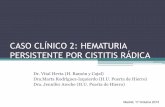 CASO CLÍNICO 2: HEMATURIA PERSISTENTE POR CISTITIS …uromadrid.es/pdf/La-vejiga-critica-cistitis-radica-SUM-17oct2013.pdf · papel de la endoscopia en el manejo de la cistitis rÁdica