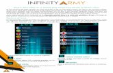 Infinity Army Móvil es la versión para dispositivos ...assets.infinitythegame.net/downloads/am6-instructions/es/v1.0/am6... · del Army6 en juego, ... listado cambiará dependiendo