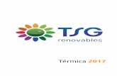 Térmica 2017 - TSG energías renovables · absorbedor es la reducida pérdida de carga dinámica que ejerce sobre el fluido que circula por su interior. Esto permite ... instalaciones