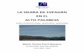 LA SIERRA DE ESPADÁN EN EL ALTO PALANCIAbibliotecavirtualsenior.es/wp-content/uploads/2015/01/La-Sierra-de... · segundo libro de “Las observaciones sobre el Reino de ... recuperando