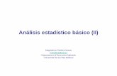 Análisis estadístico básico (II) - uib.cat · REFERENCIAS Alegre, J. y Cladera, M. (2003). Introducción a la Estadística Descriptiva para Economistas.Materials Didàctics UIB,