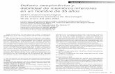 Sesión Anatomopatológica Defecto campimétrico y …revmexneuroci.com/wp-content/uploads/2014/07/Nm0041-11.pdf · plantar extensora bilateral, fue tratado con bolos de metilprednisolona,