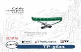 Número de parte TP- 5621 - kysor.com.mxkysor.com.mx/pdf/acoples/tp5621.pdf · Descripción Cable verde de acople para ABS de 15 pies TP-5621 CALIDAD equipo original 100% nuevo ALTA