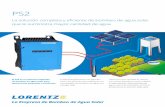 PS2 - Login partnerNET | LORENTZ · sumergibles, disponibles para satis-facer sus necesidades de agua. Se dispone de bombas sumergibles que pueden bombear desde profundida- ... El