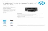 Ficha técnica Impresora multifunción HP LaserJet Pro … · comparación con los productos que utilizan ... hplip-web/install.html6 Sistemas operativos de red compatibles ... de