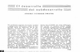 El desarrollo del subdesarrollo - Páginas Web …sgpwe.izt.uam.mx/files/users/uami/nivon/GUNDER_FRANK_desarrollo... · liste en Chile» y «Desarrollo y Sub-desarro ...