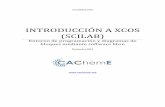 INTRODUCCIÓN A XCOS (SCILAB) · Figura 1. Acceso a Xcos desde Scilab. 3.1. Descripción de las ventanas de Xcos. Xcos es un editor gráfico para la construcción de modelos de sistemas