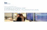 Programa de dirección de emPresas Turís Ticasdocs.ie.edu/executive-education/programa_de_direccion... · 2017-02-06 · de los elementos tractores de la eco-nomía española, sino