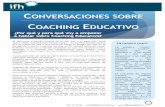 1 ifh introducción COACHING EDUCATIVO - euskalit.net · 2 En los últimos tiempos, la palabra coaching ha explosionado de tal manera, que nos enfrentamos con el rechazo hacia ella