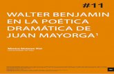 WALTER BENJAMIN EN LA POÉTICA DRAMÁTICA … · Jünger, Georges Sorel, Donoso Cortés, Carl Schmitt y Franz Kafka: «La filosofía de la historia de Walter Benjamin». Desde entonces